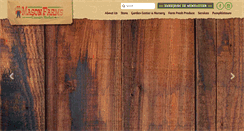 Desktop Screenshot of masonfarms.com